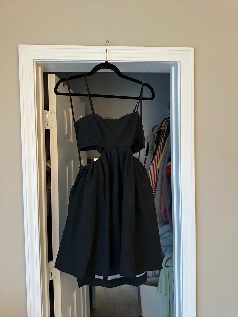 Gianni Bini Black Cutout Mini Dress